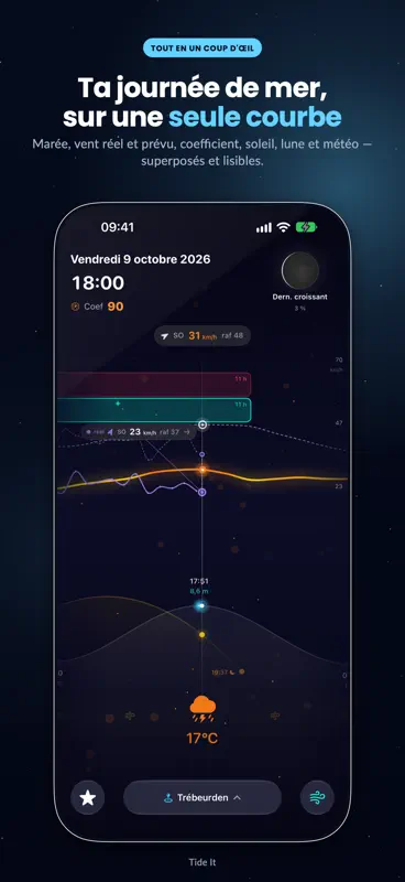 Tide It · Marées & Vent réel screenshot 2 of 6