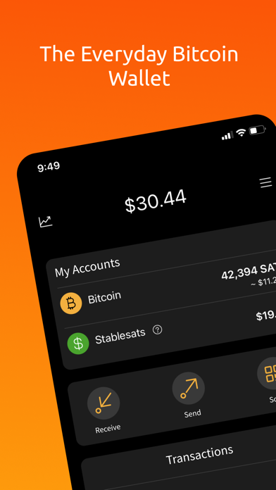 Screenshot #1 pour Blink (Bitcoin Wallet)