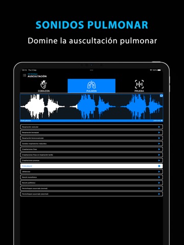 Auscultación: Ruidos Cardíacos iPad screenshot 3