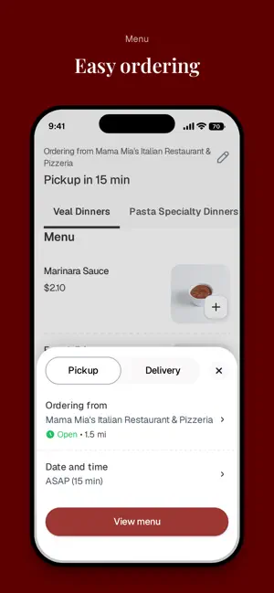Mama Mia's Italian Restaurant screenshot 3