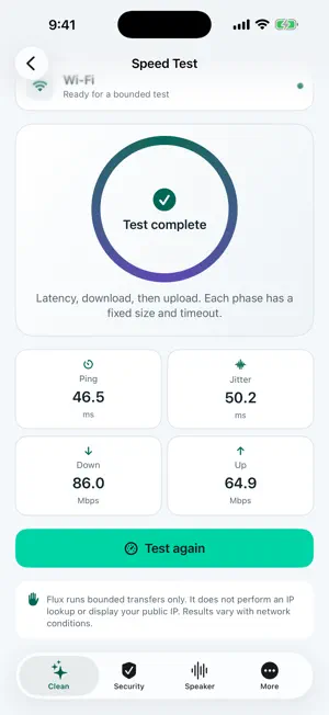 Flux: Phone Security & Cleaner screenshot 2