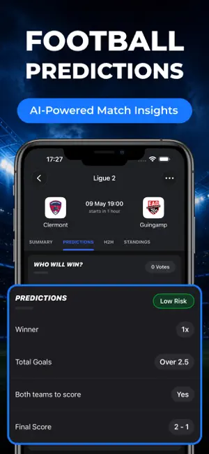 Football Betting Predictions iPhone screenshot 2