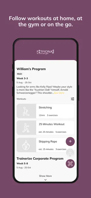 FitFionaJ screenshot 3