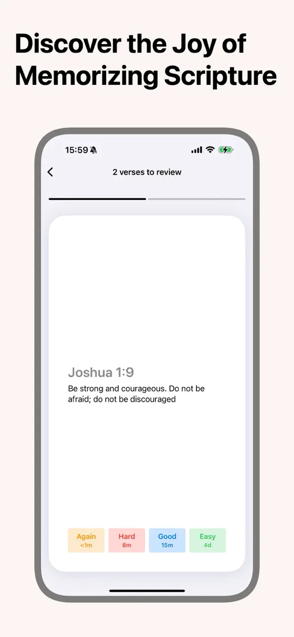 Screenshot #1 pour Bible Memory App