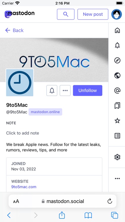 Homecoming for Mastodon screenshot-6