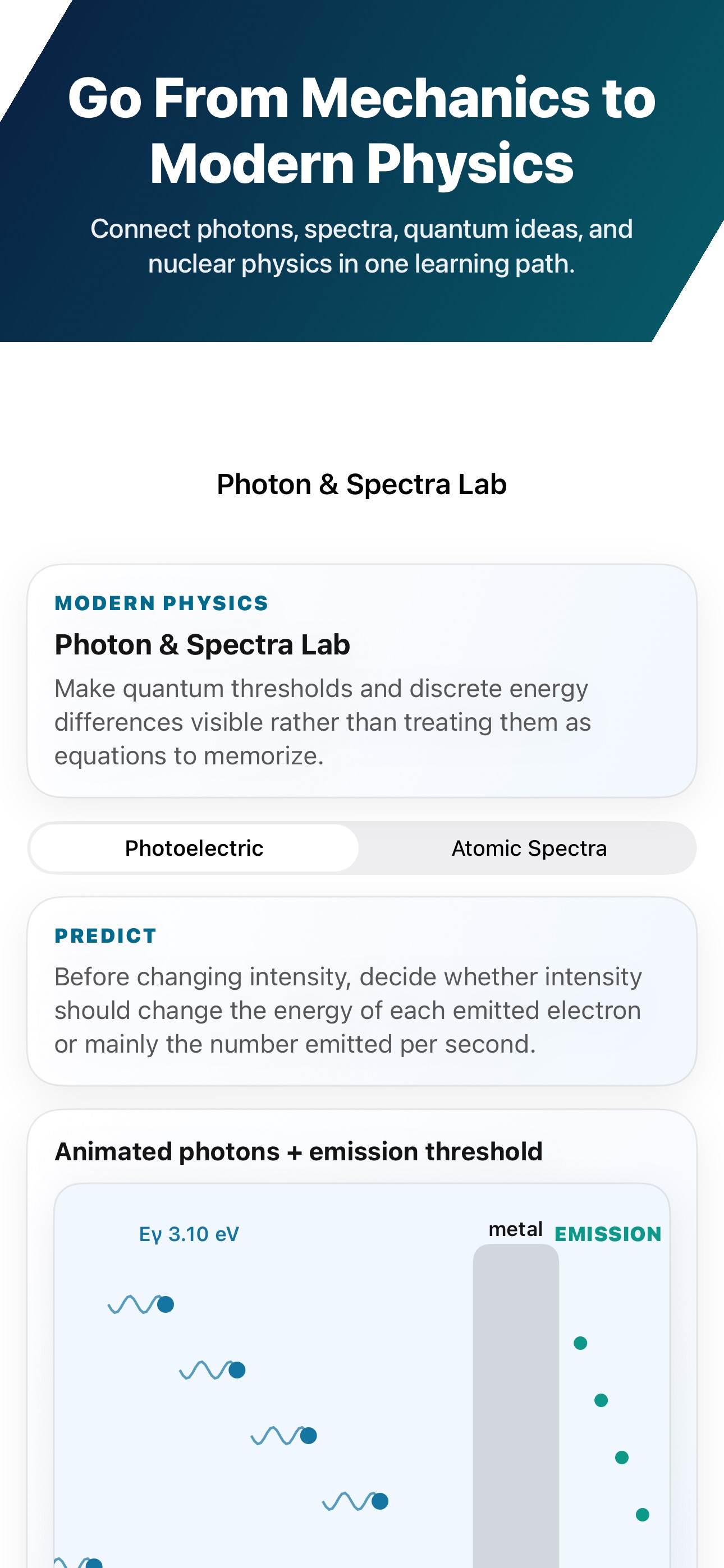 Screenshot 2 of Introductory Physics Tutor