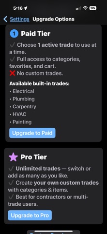 Construction Trades Ordering Screenshot 10 of 10
