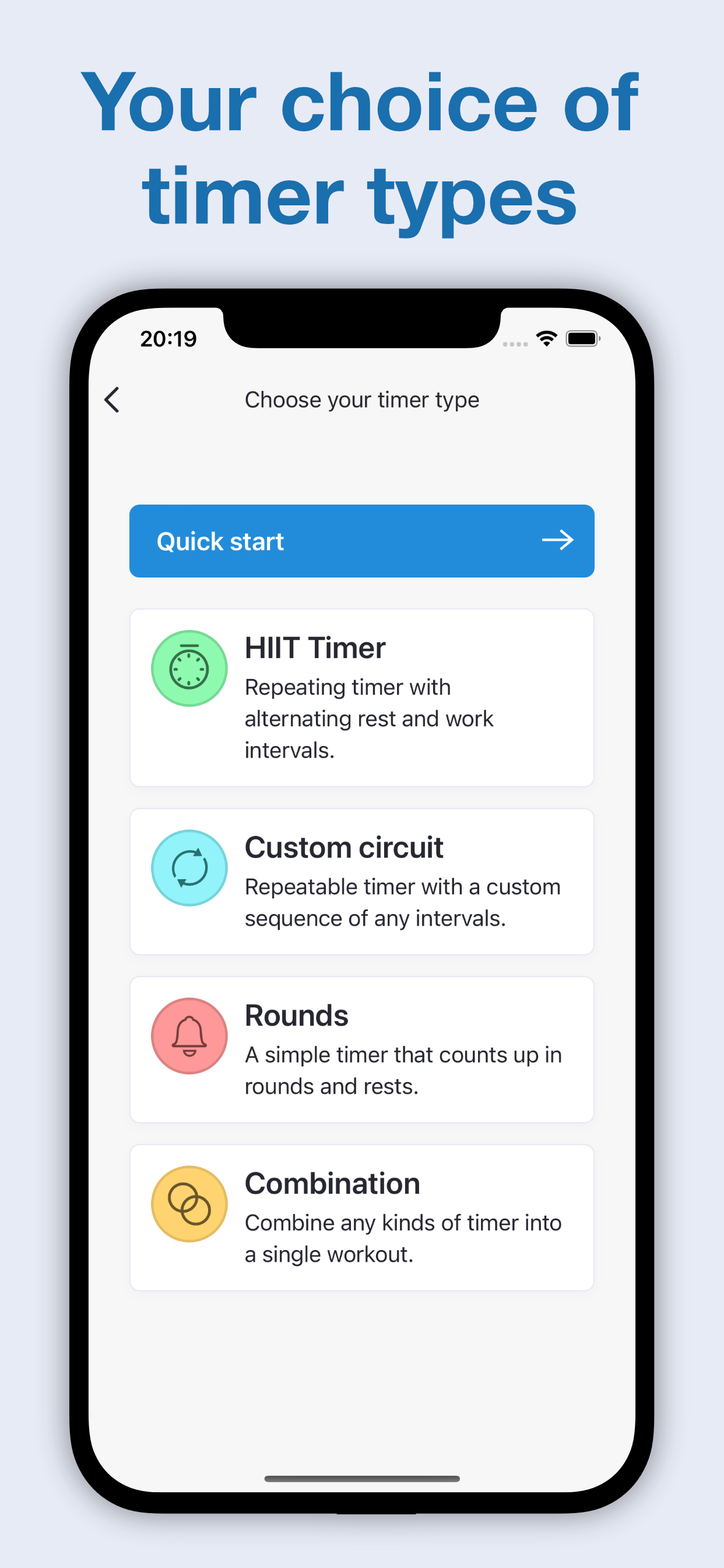 Hi Timer: interval timer, HIIT screenshot 5