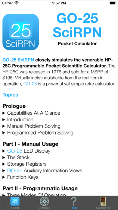 GO-25 SciRPN Screenshot