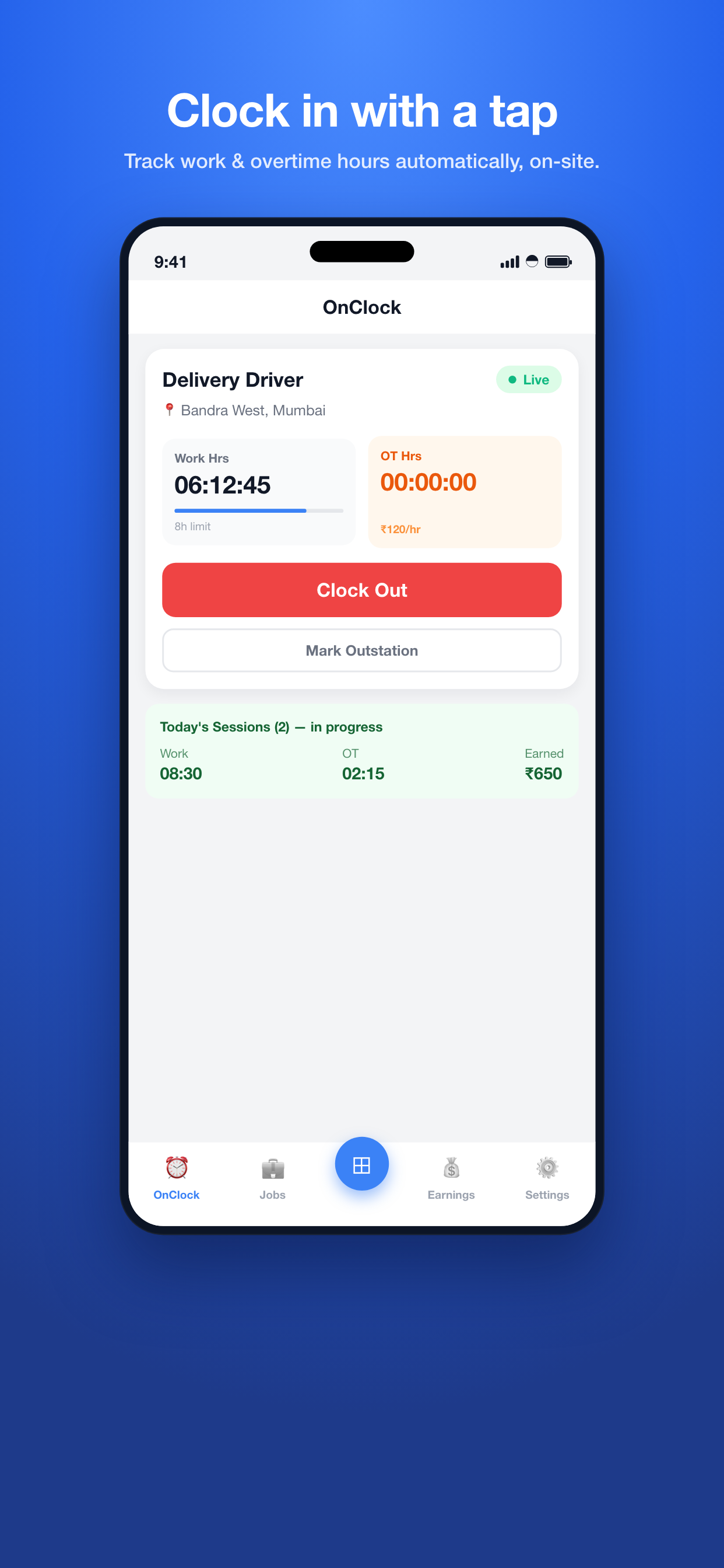 Onsuite OnClock screenshot 3