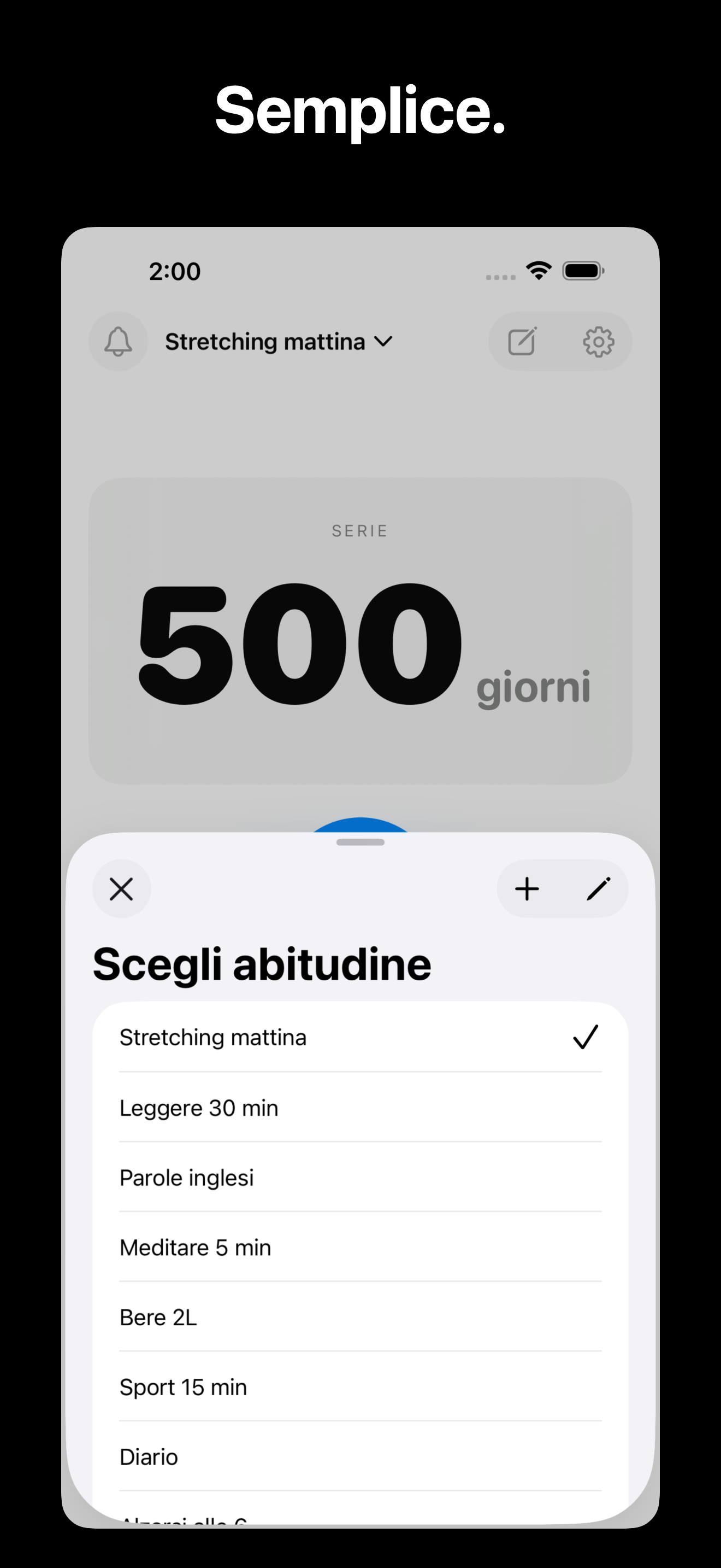 KeepGoing - Habit Tracker iOS screenshot 5 showing app interface