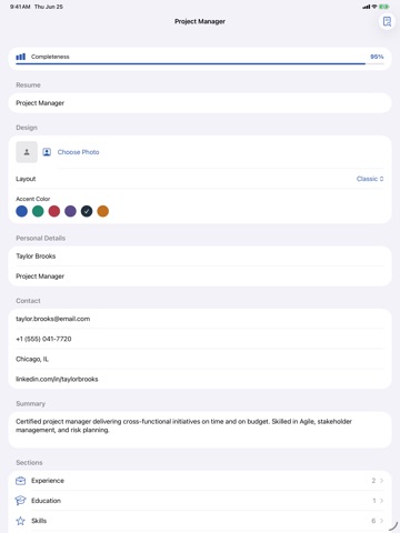 App screenshot
