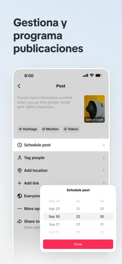 Captura de pantalla de TikTok Studio en iPhone 2