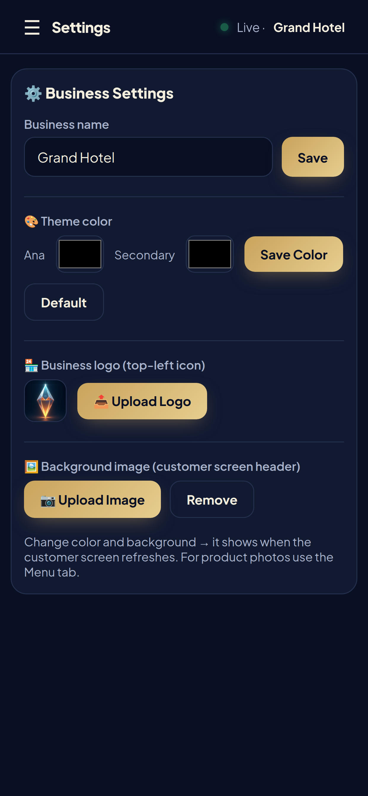 NickDegs Dashboard screenshot 5