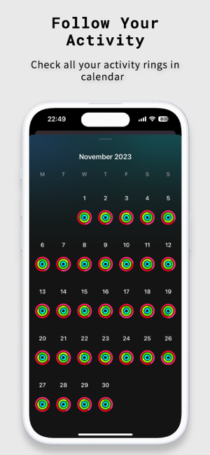 ‎Track Fitness & Activity Screenshot