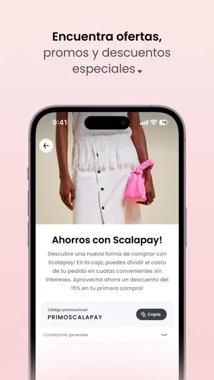 Captura de pantalla de Scalapay | Shopping En Plazos en iPhone 4