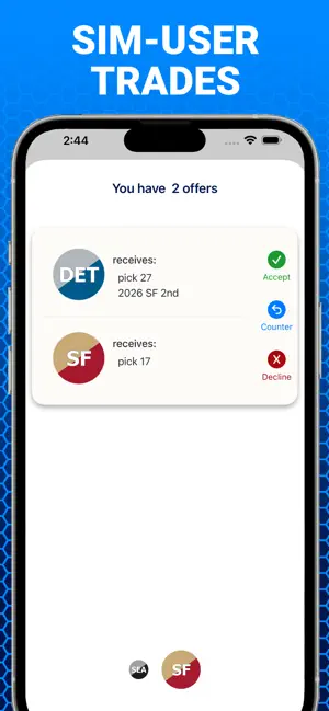 MockOut - NFL Draft Simulator screenshot 4