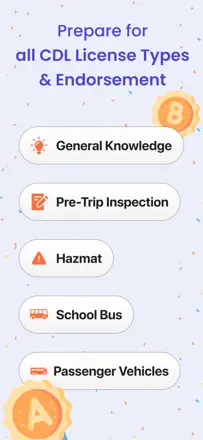 CDL Prep Test 2026: Drivers ed: Screenshot 3 von 6
