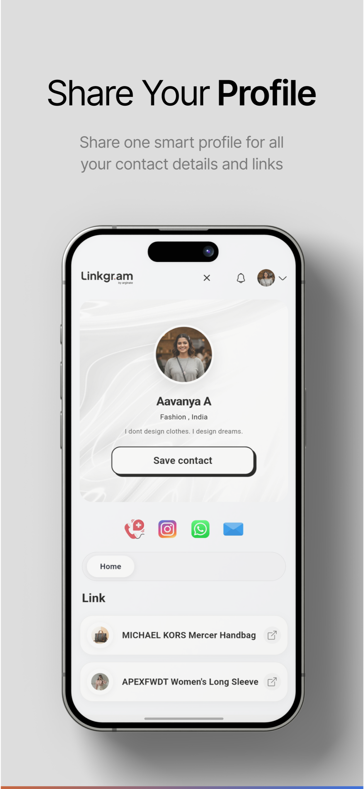 Linkgram - Link in bio