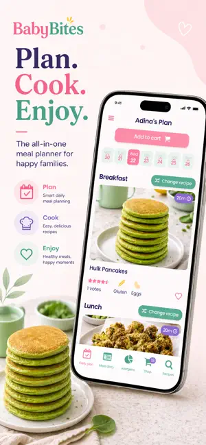 Baby Bites Meal Planner screenshot 1