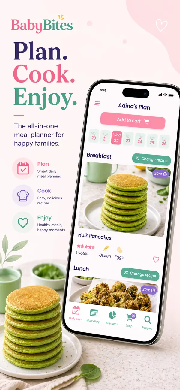 Screenshot #1 pour Baby Bites Meal Planner