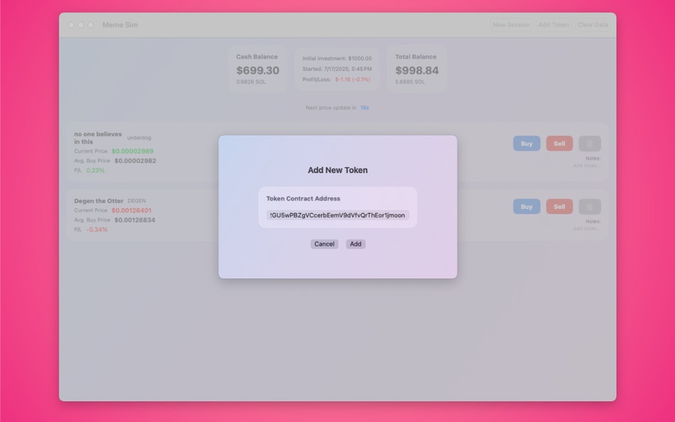 #4. Meme Sim (macOS) Ved: Jose Cotes