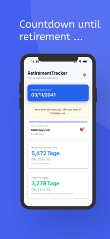 RentenTracker – Dein Countdown Screenshot 1 of 7