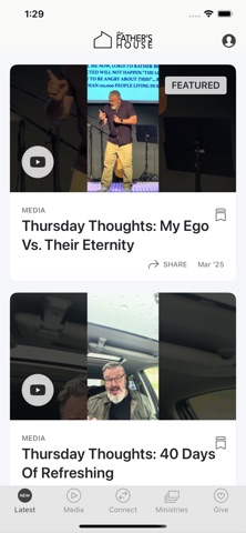 The Father's House Inc app screenshot