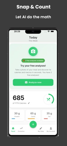 Calnova - AI Calorie Tracker screenshot