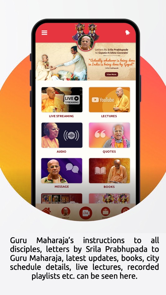 #2. Gopal Krishna Goswami Maharaja (iOS) 由: Gopal Krishna Goswani Maharaja