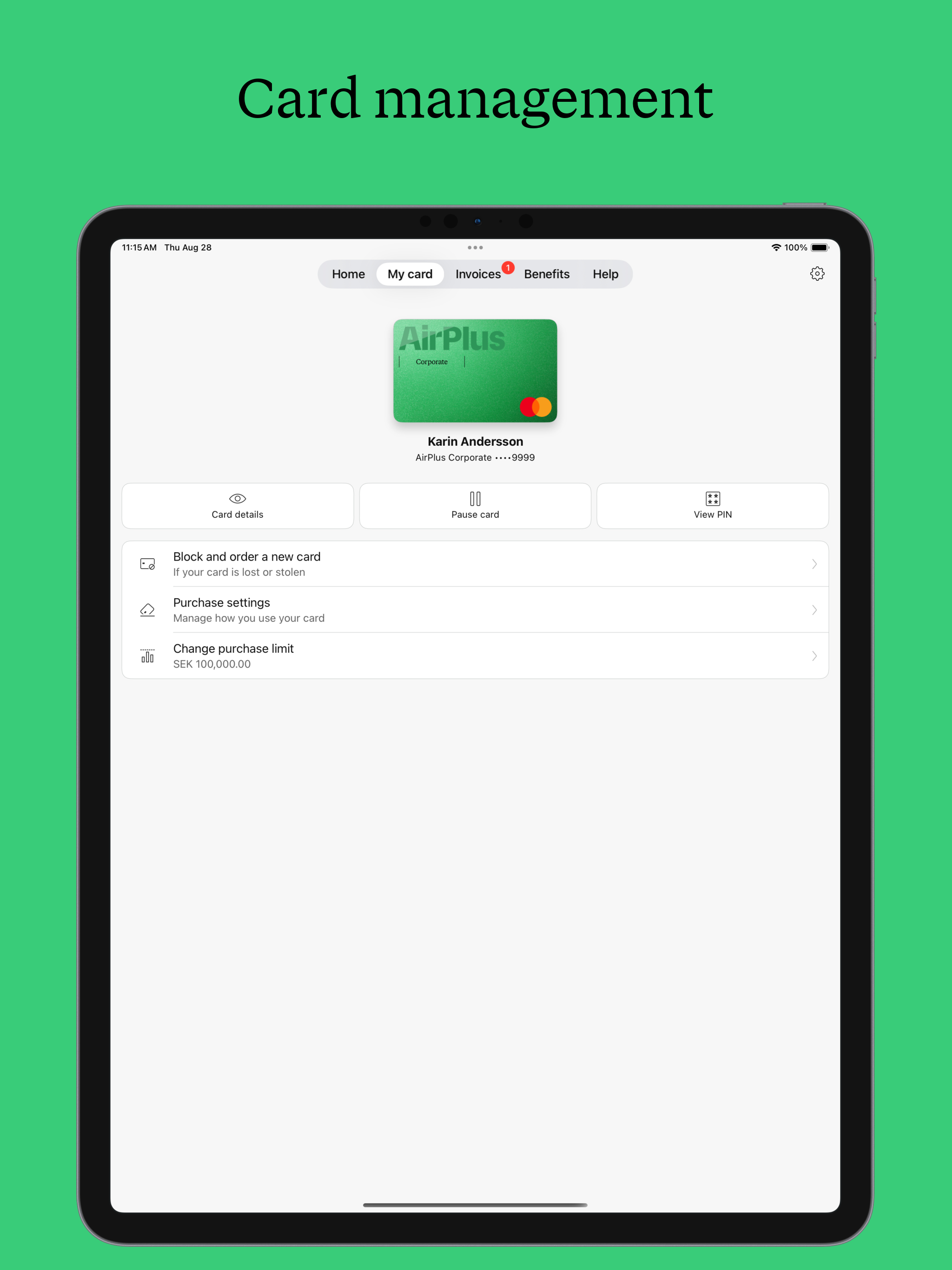 AirPlus Corporate screenshot 7