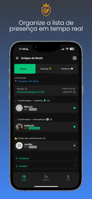 Futebol Society screenshot 2