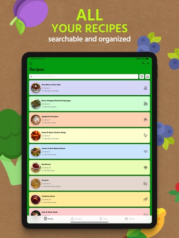 Recipe Resizer: Manage Recipes iPad screenshot