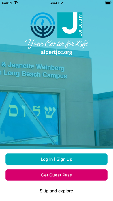 Alpert JCC Screenshot