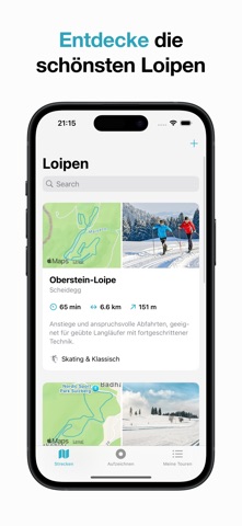 Langlauf & Skating Touren screenshot