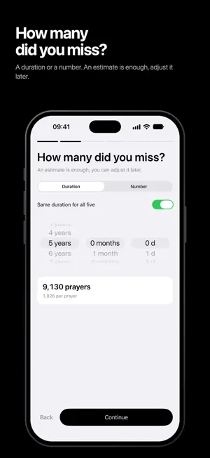 Qaza: Missed Prayer Tracker screenshot 2
