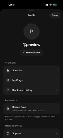 Klariti Focus Screenshot 6 of 6