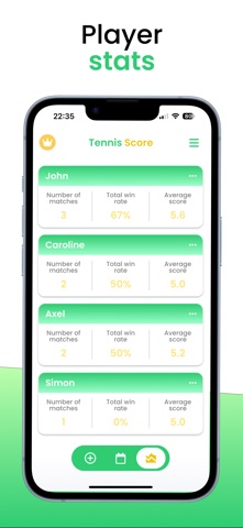 Tennis - Scorekeeper & Counter screenshot