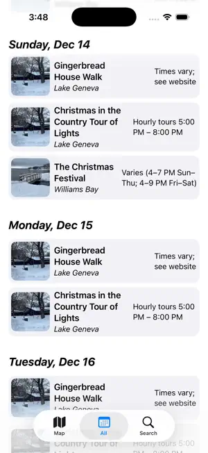 Lake Geneva Events screenshot 3