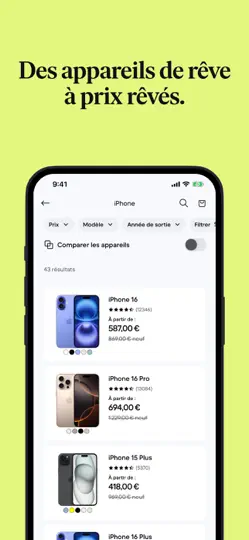 Capture d'écran de Back Market, Achat & Vente sur iPhone 2