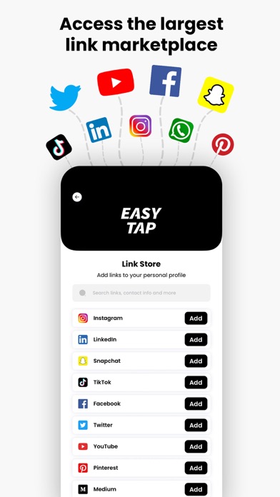 Digital Business Card Maker. Screenshot