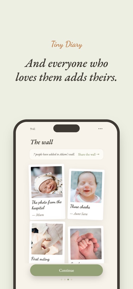 Babydagboken screenshot 2