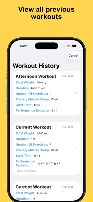 BestLift - Track Your Workouts screenshot 4