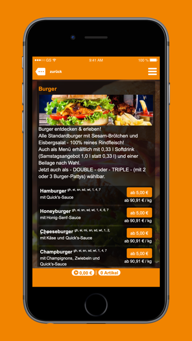 Quick`s - Der BurgerMeister Screenshot