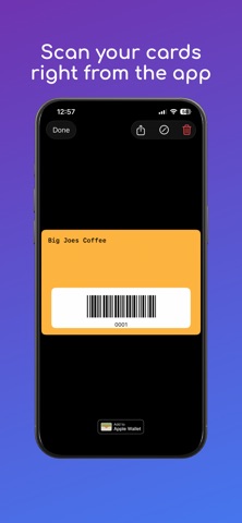 BarcodeWallet screenshot