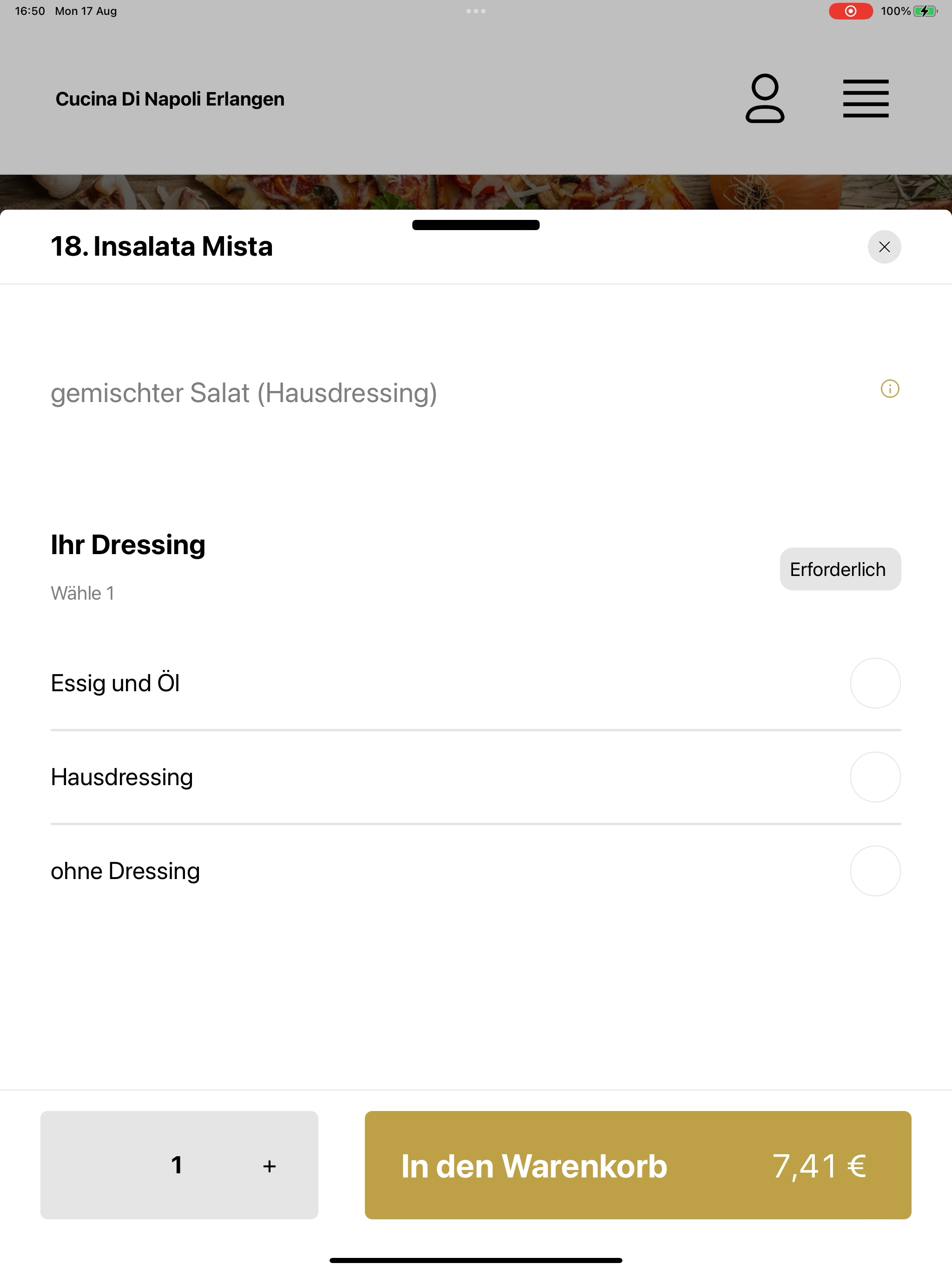 Cucina Di Napoli Erlangen screenshot 15