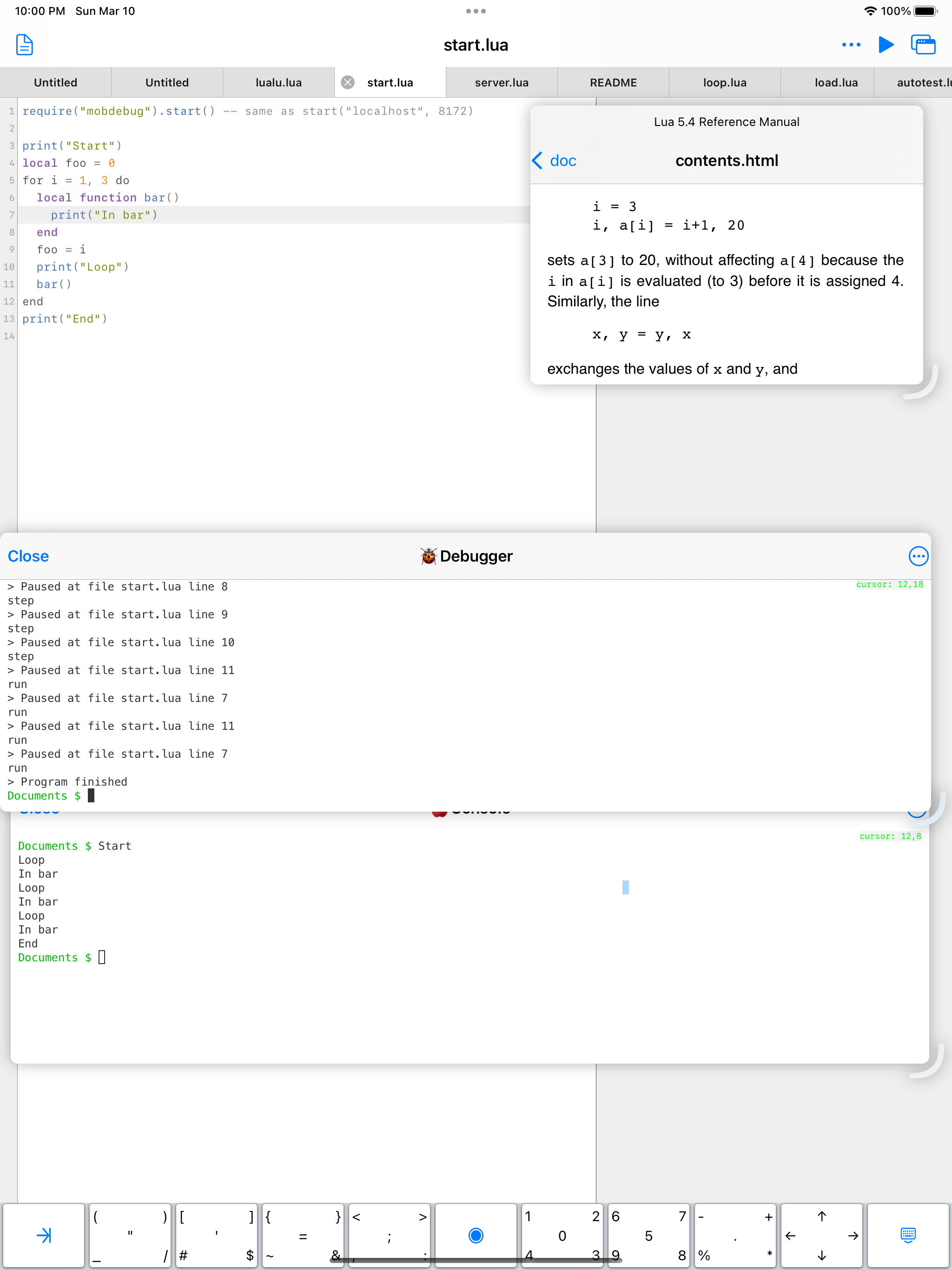LuaLu REPL - Learn Lua Coding