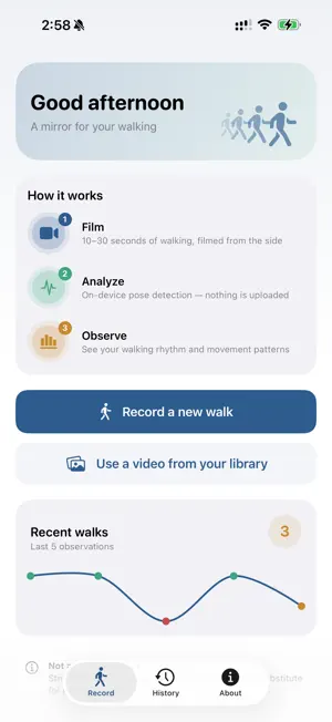 StrideMirror screenshot 1