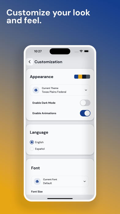 Texas Plains FCU Mobile Screenshot
