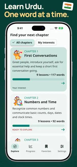 Learn Urdu For Beginners screenshot 1